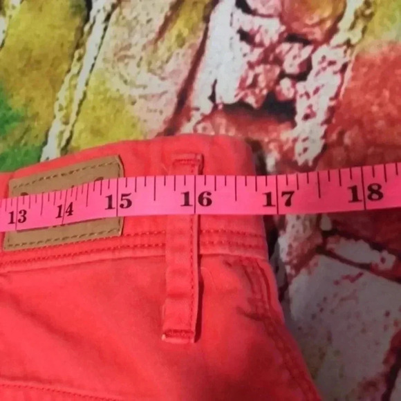 Levi’s shorts cotton size 30 women’s salmon pink color - Picture 8 of 9